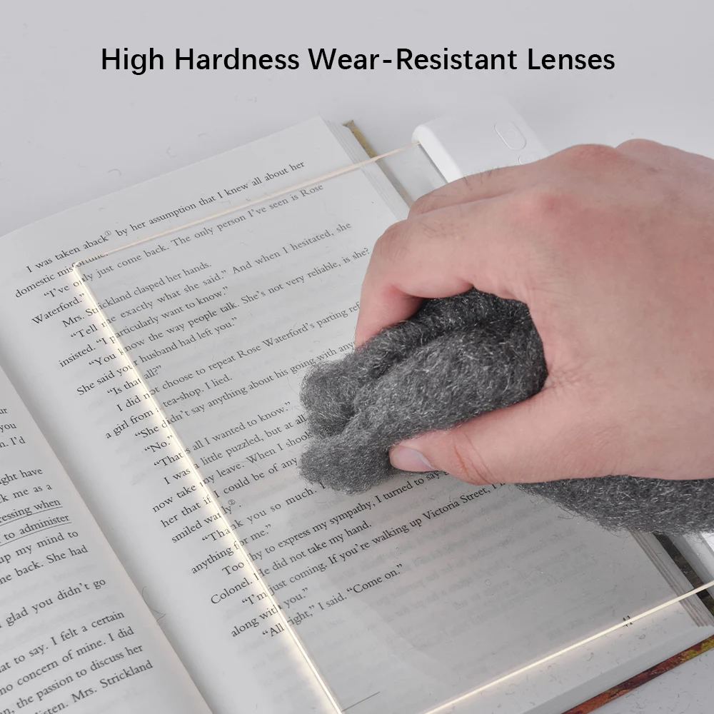 LED Book Light and Night Light 2 in 1, 3 Color Temperatures & Stepless Dimming, USB Rechargeable Reading Light with Timer for Ni - Image 3