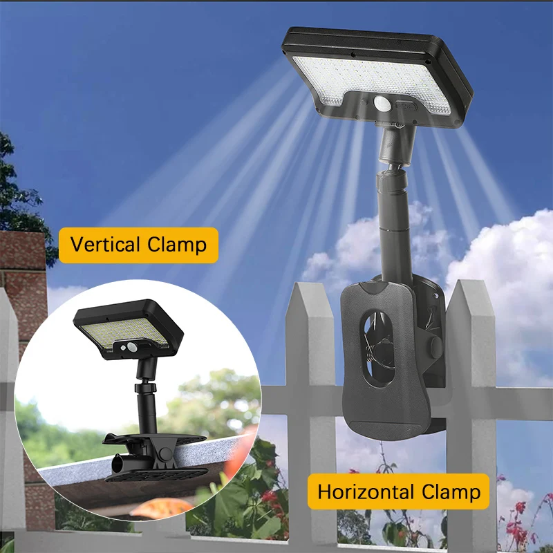 Solar Motion Sensor Outdoor Light, 360° Rotatable 4 Lighting Modes, Weatherproof, Multiple Mounting Lighting,for Outdoor Securit - Image 4