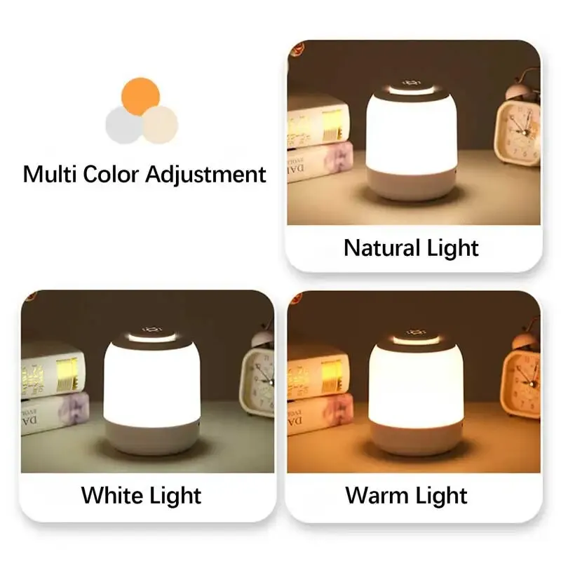 LED Night Lights, Adjustable Brightness USB Rechargeable Table Lamp for Kitchen Bedroom Garage Bedroom Bedside Camping Decor - Image 6